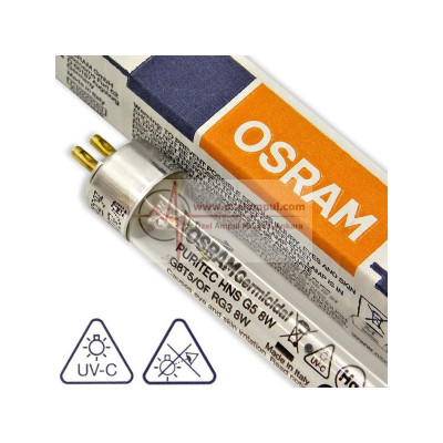OSRAM HNS 8W G5 PURITEC G8T5/OF 254 nm